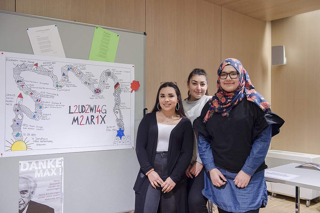 Gedenkfeier Jüdische Lehrer - Schülerprojekt