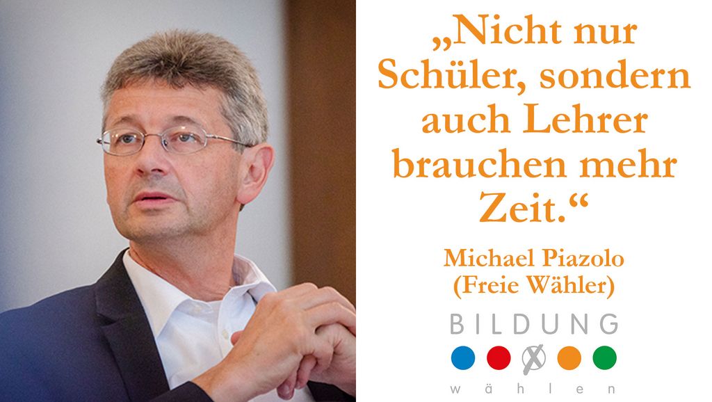 Michael Piazolo ist bildungspolitischer Sprecher der Freien Wähler im Landtag