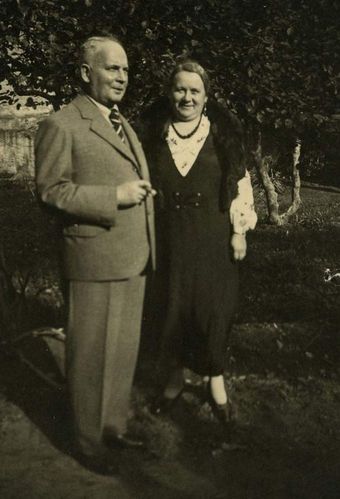 Rudolf Däbritz mit Ehefrau Johana Dora geb. Thieme