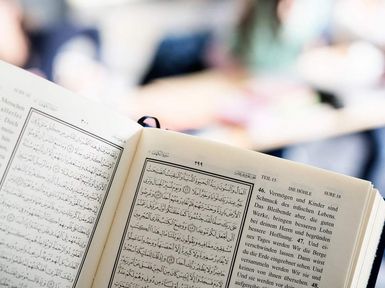 aufgeschlagener Koran