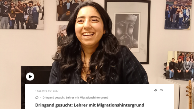 Screenshot Beitrag BR24 Lehrer mit Migrationshintergrund