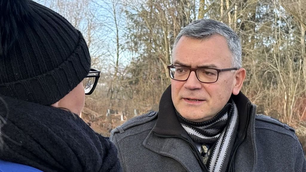 BLLV-Präsidentin Simone Fleischmann im Gespräch mit Florian Herrmann, MdL, Leiter der Staatskanzlei und Staatsminister für Bundesangelegenheiten und Medien