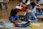 Flüchtlingskinder im Klassenzimmer